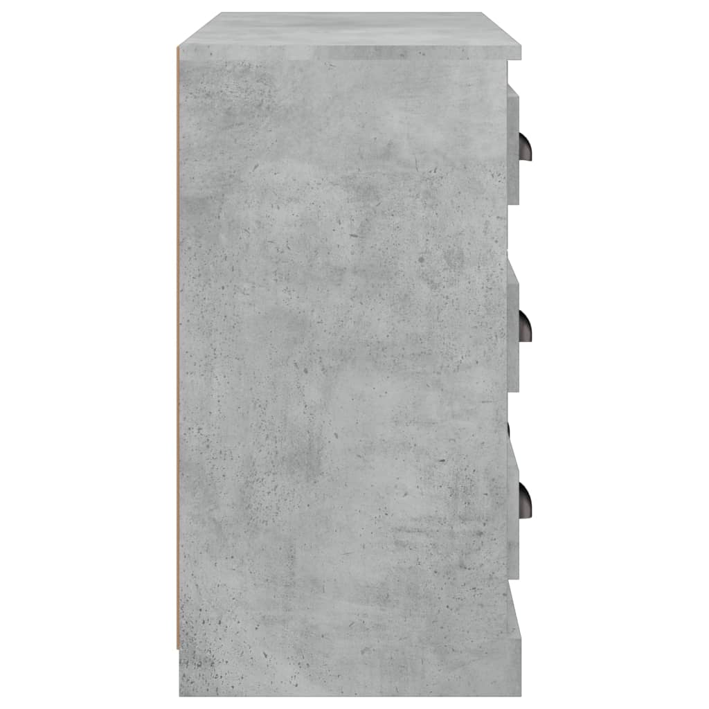Dressoir 70X35,5X67,5 Cm Bewerkt Hout Betongrijs