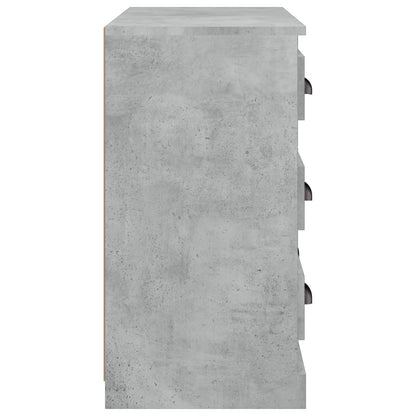 Dressoir 70X35,5X67,5 Cm Bewerkt Hout Betongrijs