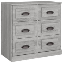 Dressoir 70X35,5X67,5 Cm Bewerkt Hout Grijs Sonoma Eikenkleurig