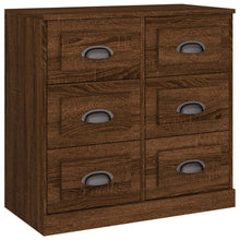 Dressoir 70X35,5X67,5 Cm Bewerkt Hout Bruin Eikenkleur