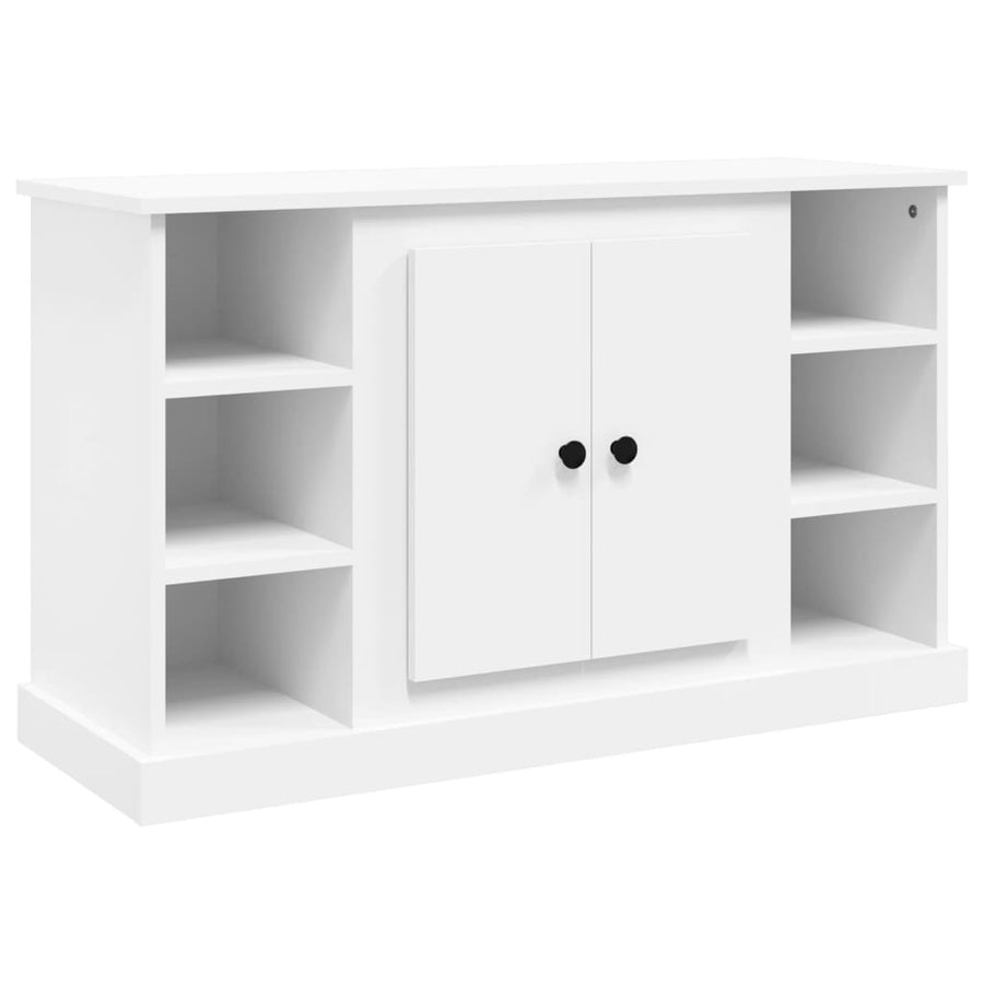 Dressoir 100X35,5X60 Cm Bewerkt Hout Wit