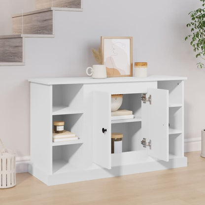 Dressoir 100X35,5X60 Cm Bewerkt Hout Wit