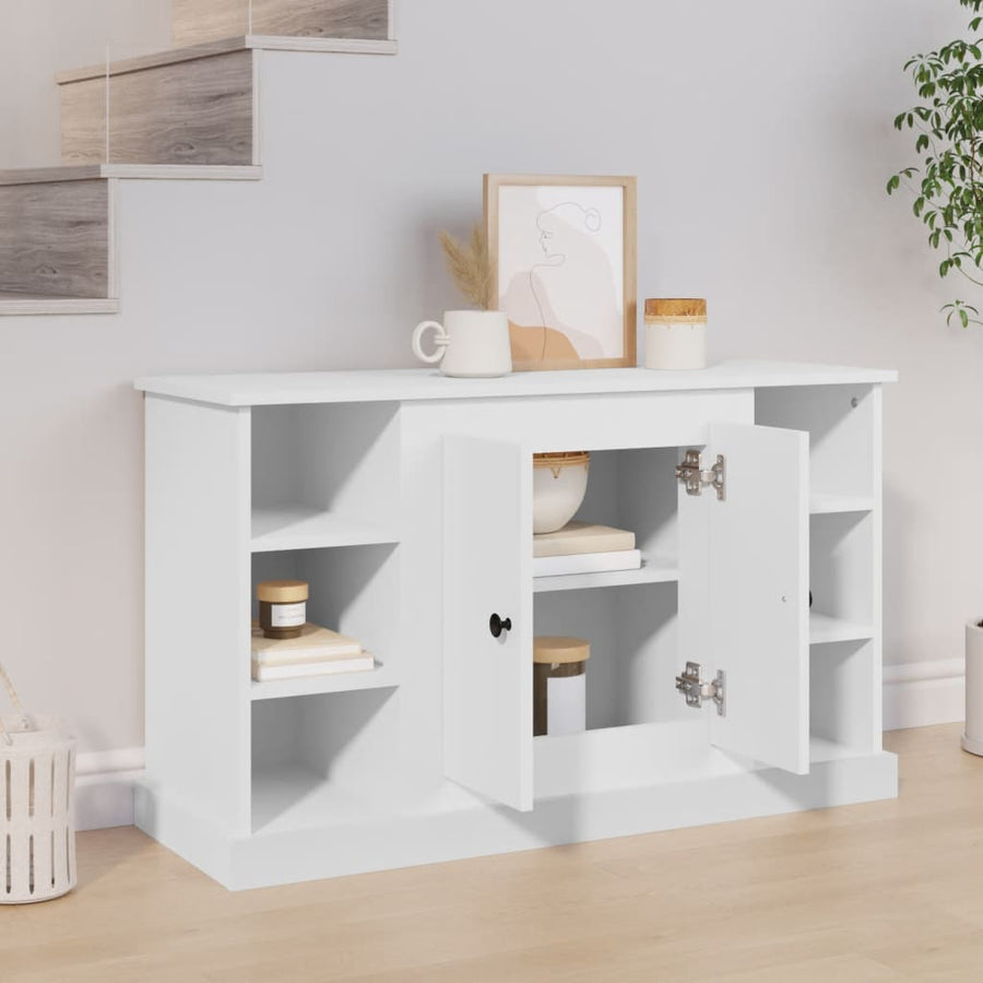 Dressoir 100X35,5X60 Cm Bewerkt Hout Wit
