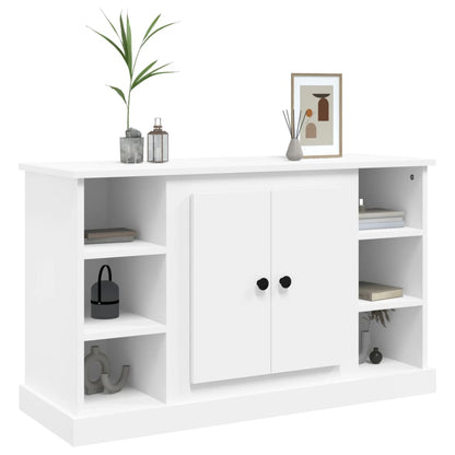 Dressoir 100X35,5X60 Cm Bewerkt Hout Wit