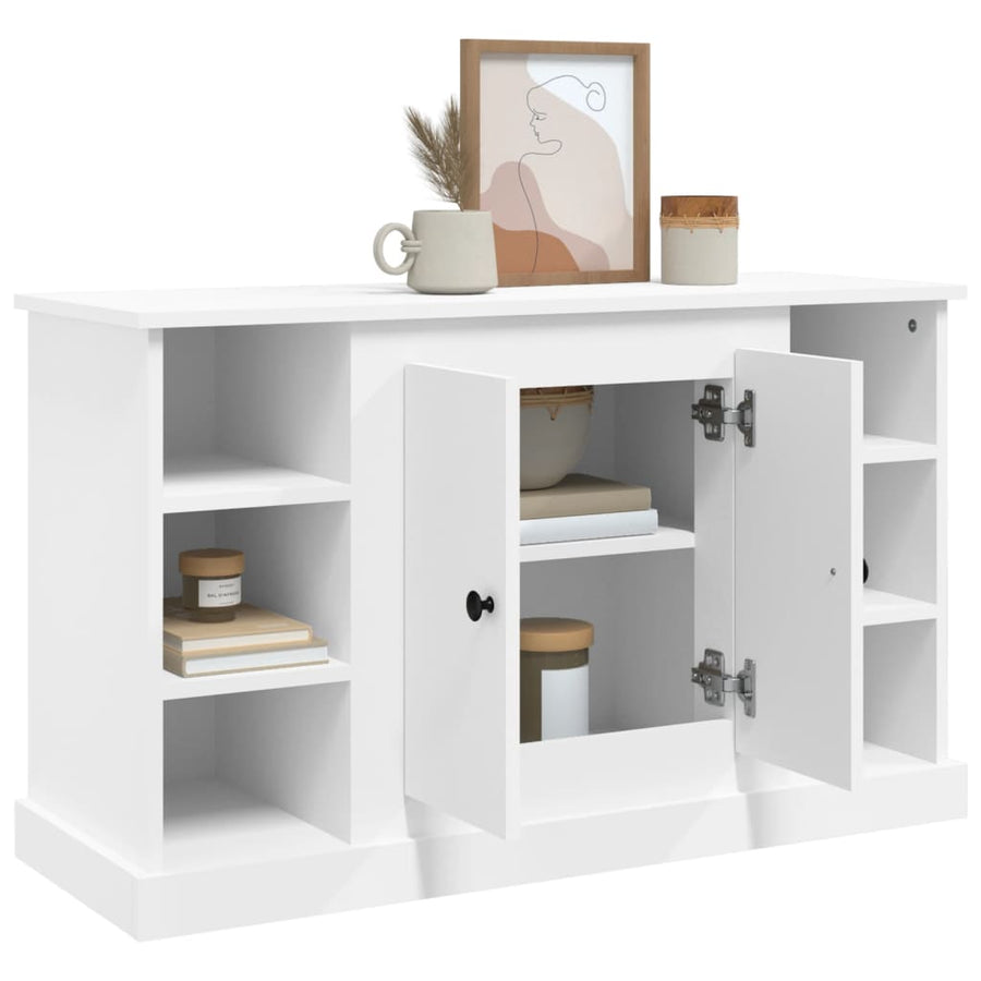 Dressoir 100X35,5X60 Cm Bewerkt Hout Wit