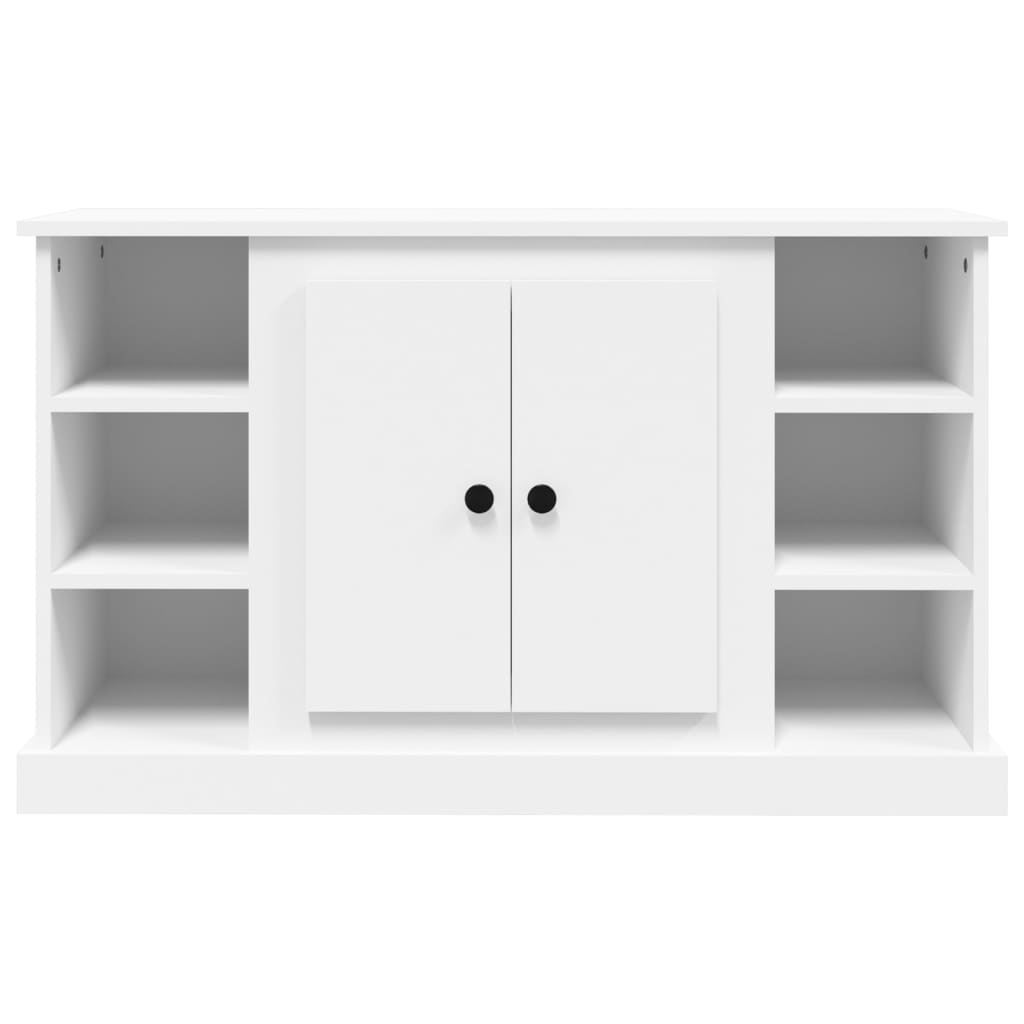 Dressoir 100X35,5X60 Cm Bewerkt Hout Wit