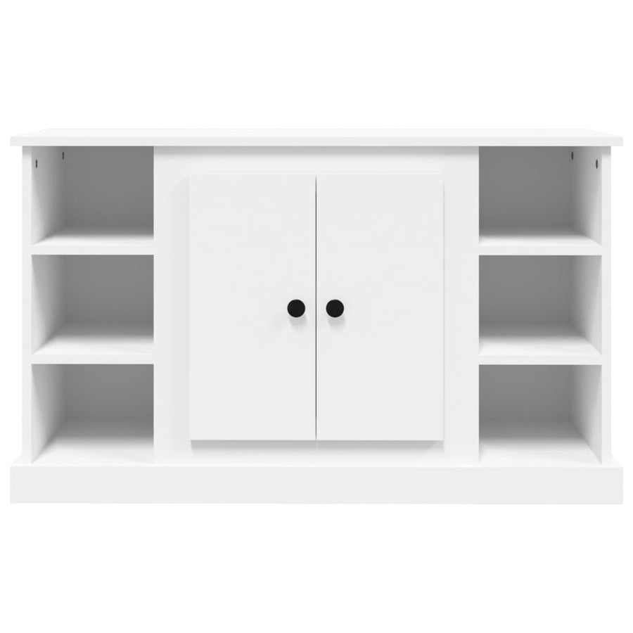 Dressoir 100X35,5X60 Cm Bewerkt Hout Wit