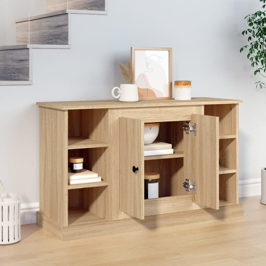 Dressoir 100X35,5X60 Cm Bewerkt Hout Kleurig Sonoma eiken