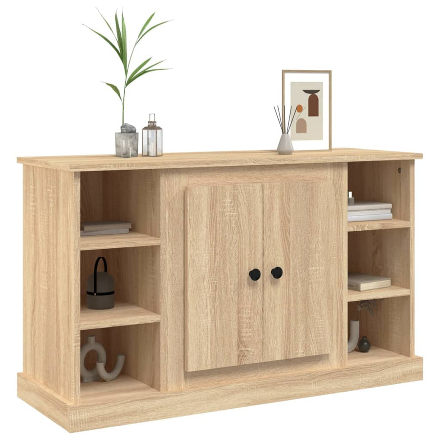 Dressoir 100X35,5X60 Cm Bewerkt Hout Kleurig Sonoma eiken