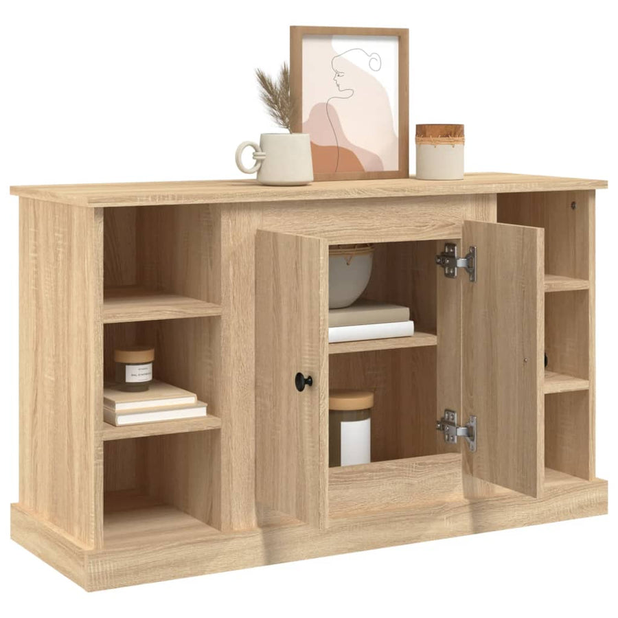 Dressoir 100X35,5X60 Cm Bewerkt Hout Kleurig Sonoma eiken