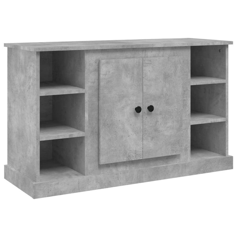 Dressoir 100X35,5X60 Cm Bewerkt Hout Betongrijs