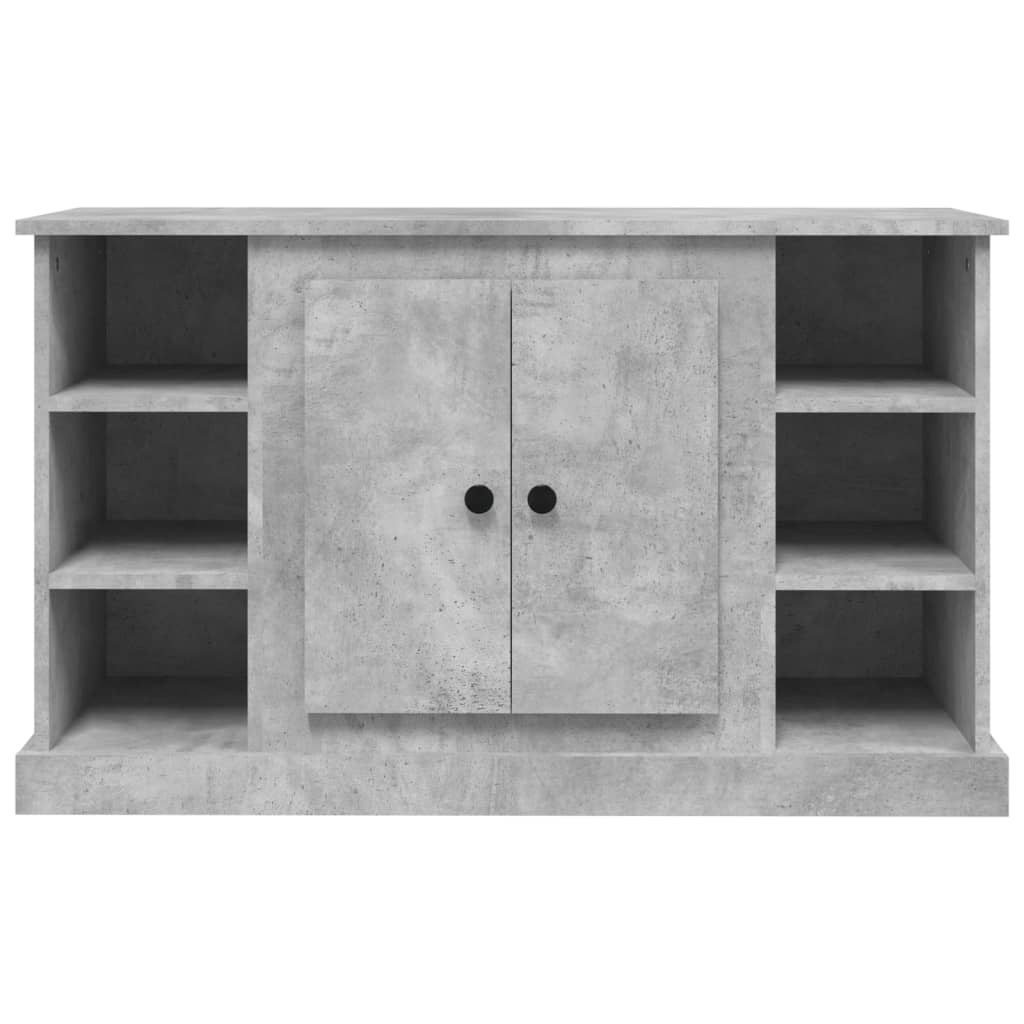 Dressoir 100X35,5X60 Cm Bewerkt Hout Betongrijs