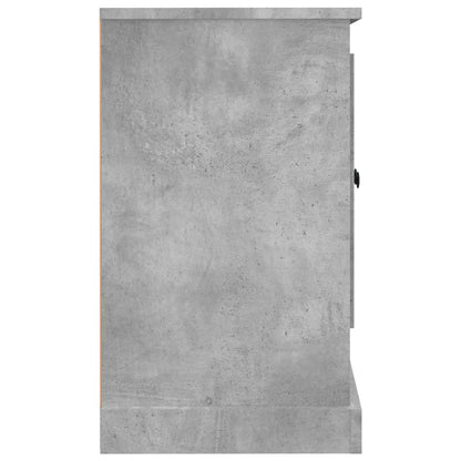 Dressoir 100X35,5X60 Cm Bewerkt Hout Betongrijs