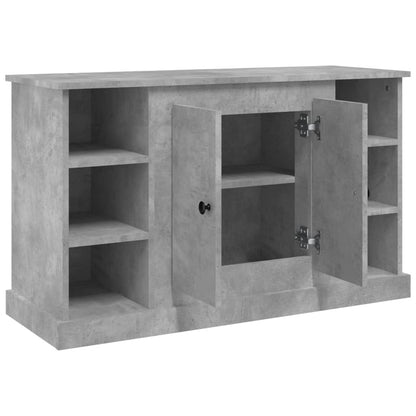 Dressoir 100X35,5X60 Cm Bewerkt Hout Betongrijs