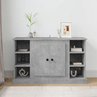 Sideboard 100x35.5x60 cm distressed wood concrete grey