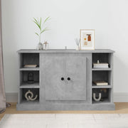 Dressoir 100x35,5x60 cm bewerkt hout betongrijs