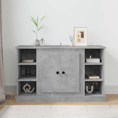 Dressoir 100X35,5X60 Cm Bewerkt Hout Betongrijs