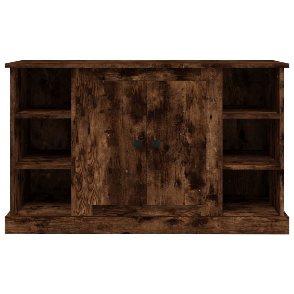Dressoir 100X35,5X60 Cm Bewerkt Hout Gerookt Eikenkleurig