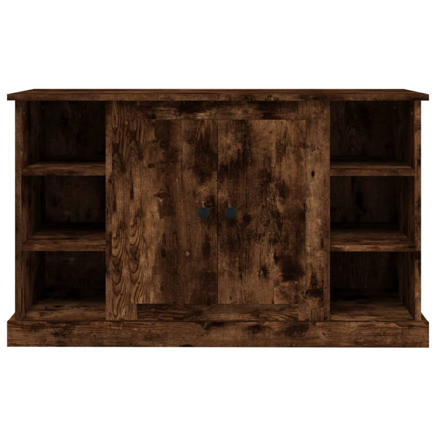 Dressoir 100X35,5X60 Cm Bewerkt Hout Gerookt Eikenkleurig