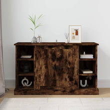 Dressoir 100X35,5X60 Cm Bewerkt Hout Gerookt Eikenkleurig