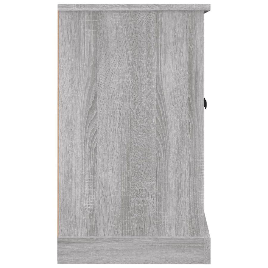 Dressoir 100X35,5X60 Cm Bewerkt Hout Grijs Sonoma Eikenkleurig