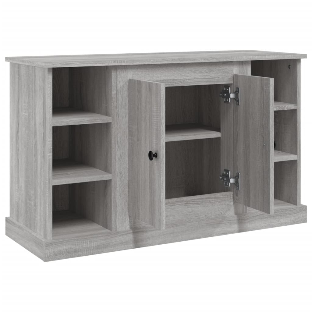 Dressoir 100X35,5X60 Cm Bewerkt Hout Grijs Sonoma Eikenkleurig