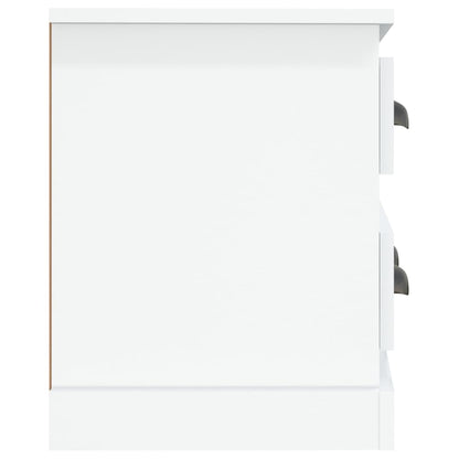 Tv-Meubel 00X35,5X45 Cm Bewerkt Hout Hoogglans wit