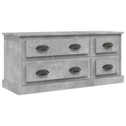Tv-Meubel 00X35,5X45 Cm Bewerkt Hout Betongrijs
