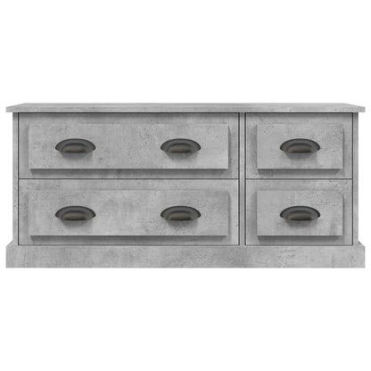 Tv-Meubel 00X35,5X45 Cm Bewerkt Hout Betongrijs