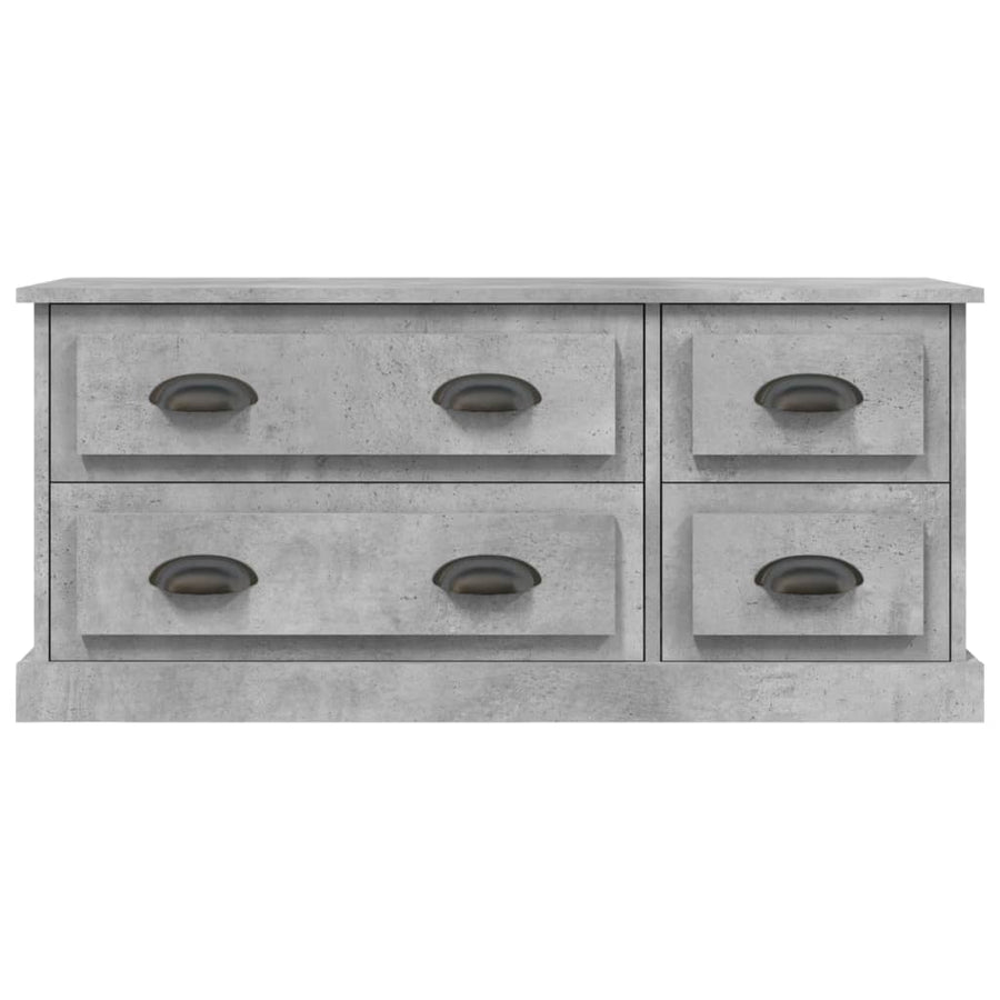 Tv-Meubel 00X35,5X45 Cm Bewerkt Hout Betongrijs