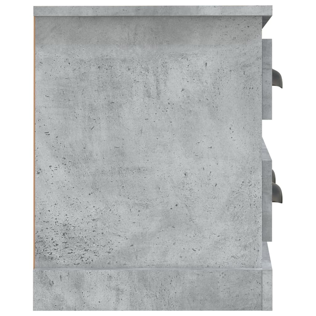 Tv-Meubel 00X35,5X45 Cm Bewerkt Hout Betongrijs