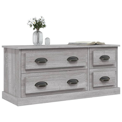 Tv-Meubel 00X35,5X45 Cm Bewerkt Hout Eikenkleurig Grijs sonoma