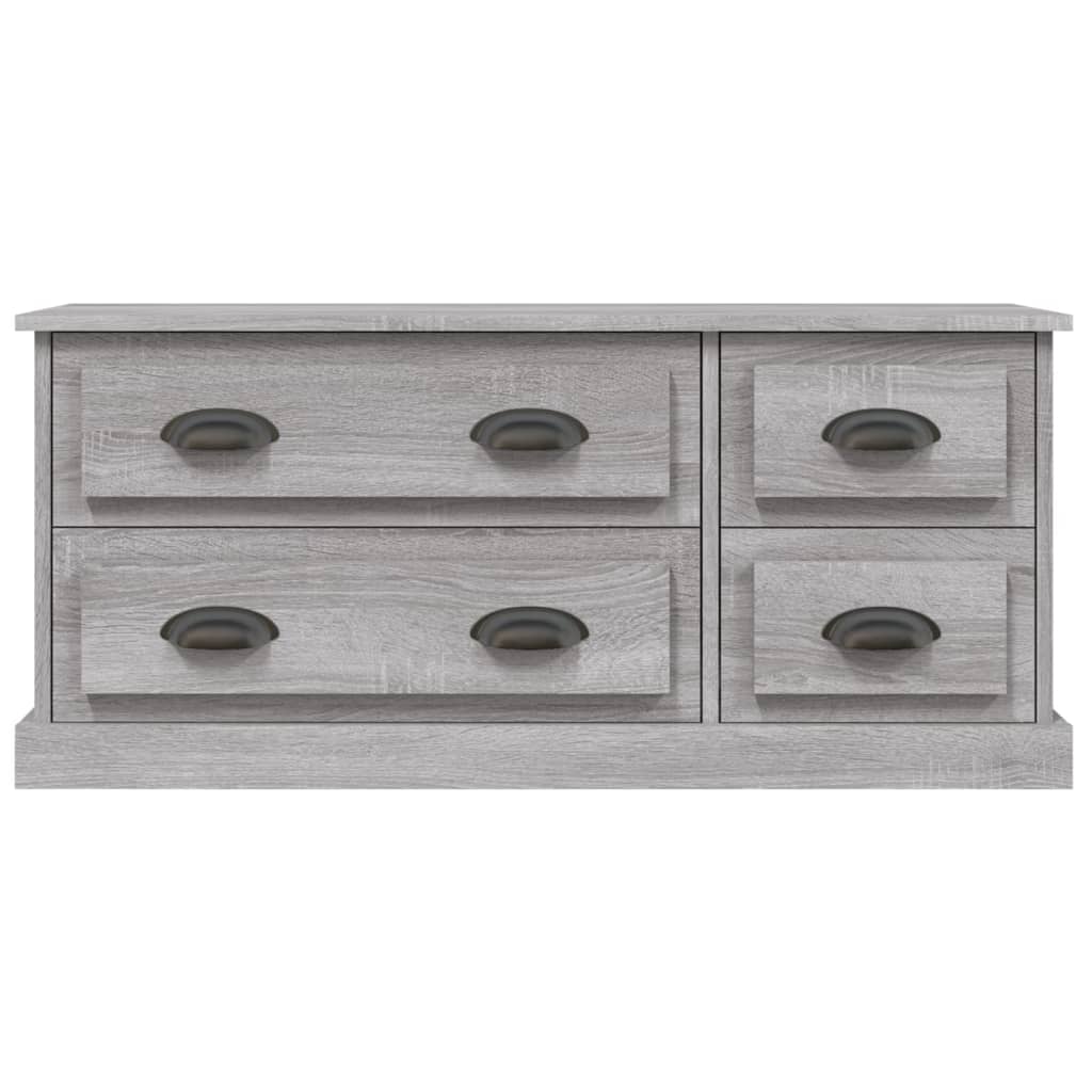 Tv-Meubel 00X35,5X45 Cm Bewerkt Hout Eikenkleurig Grijs sonoma