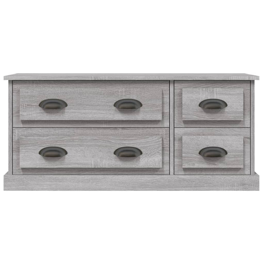 Tv-Meubel 00X35,5X45 Cm Bewerkt Hout Eikenkleurig Grijs sonoma