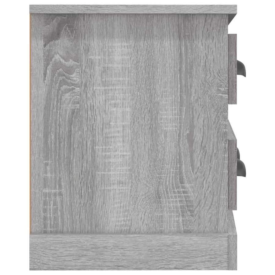 Tv-Meubel 00X35,5X45 Cm Bewerkt Hout Eikenkleurig Grijs sonoma