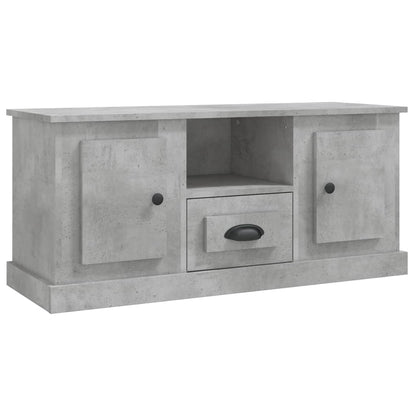 Tv-Meubel 00X35,5X45 Cm Bewerkt Hout Betongrijs