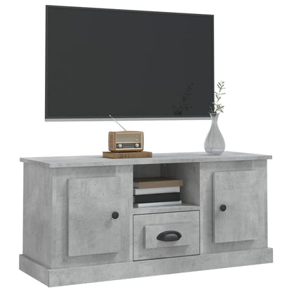 Tv-Meubel 00X35,5X45 Cm Bewerkt Hout Betongrijs