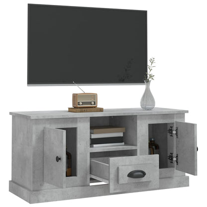 Tv-Meubel 00X35,5X45 Cm Bewerkt Hout Betongrijs