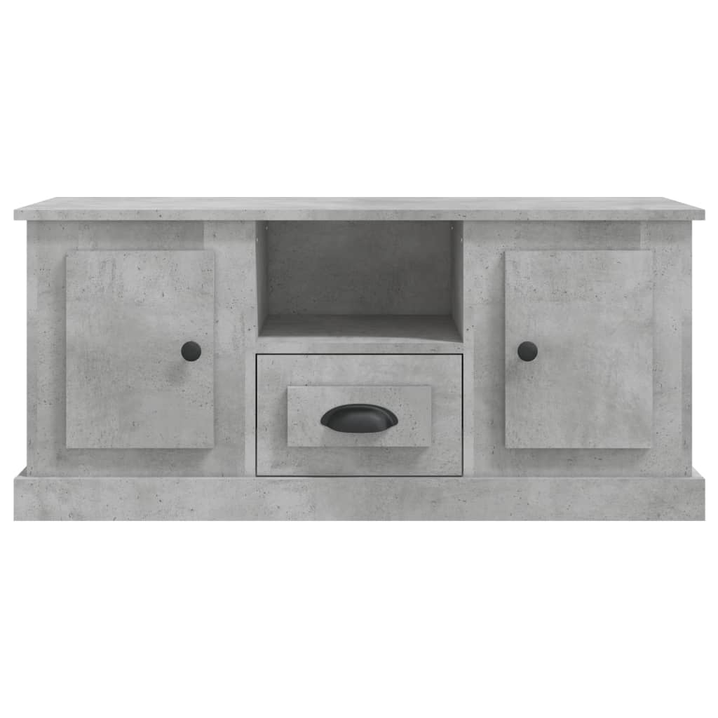 Tv-Meubel 00X35,5X45 Cm Bewerkt Hout Betongrijs