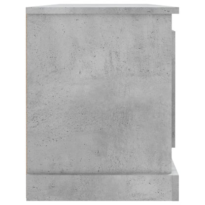 Tv-Meubel 00X35,5X45 Cm Bewerkt Hout Betongrijs