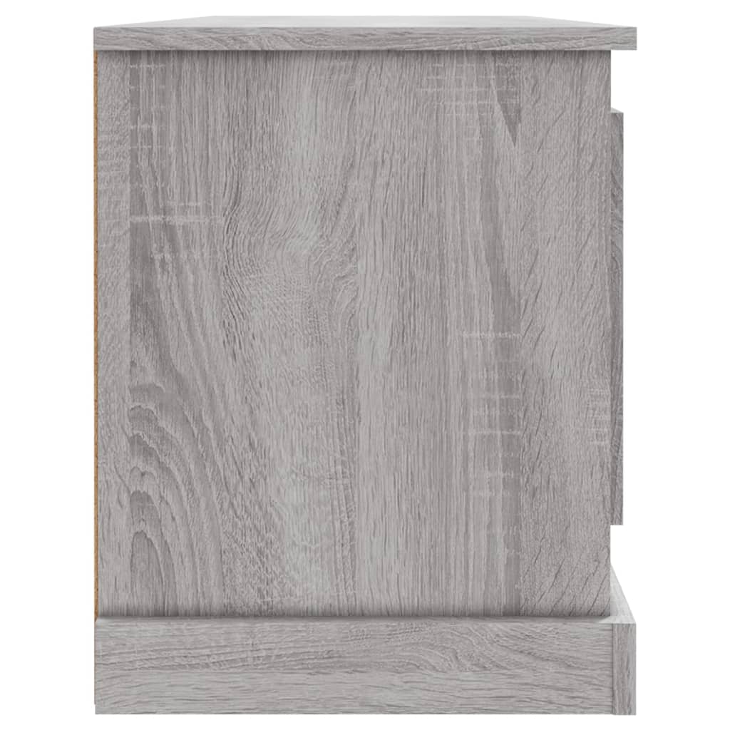 Tv-Meubel 00X35,5X45 Cm Bewerkt Hout Eikenkleurig Grijs sonoma