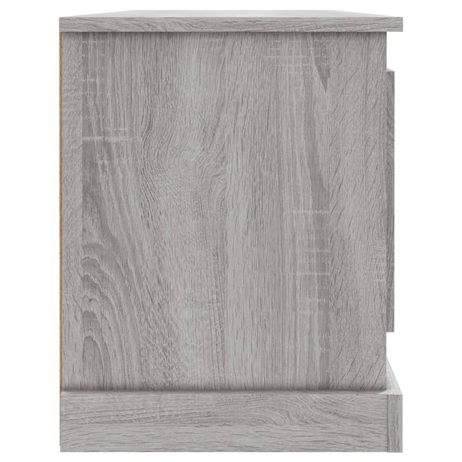 Tv-Meubel 00X35,5X45 Cm Bewerkt Hout Eikenkleurig Grijs sonoma