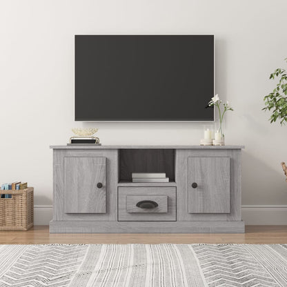 Tv-Meubel 00X35,5X45 Cm Bewerkt Hout Eikenkleurig Grijs sonoma