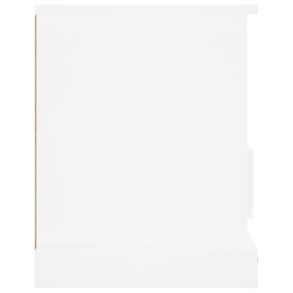 Tv-Meubel 93X35,5X45 Cm Bewerkt Hout Wit