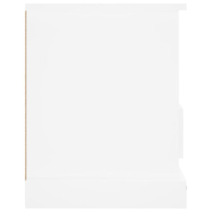 Tv-Meubel 93X35,5X45 Cm Bewerkt Hout Wit