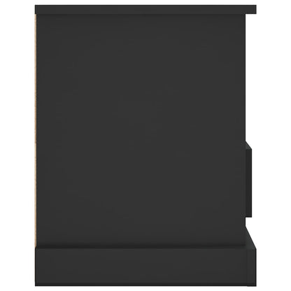 Tv-Meubel 93X35,5X45 Cm Bewerkt Hout Zwart