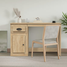 Bureau Met Lade 115X50X75 Cm Bewerkt Hout Sonoma Eikenkleurig