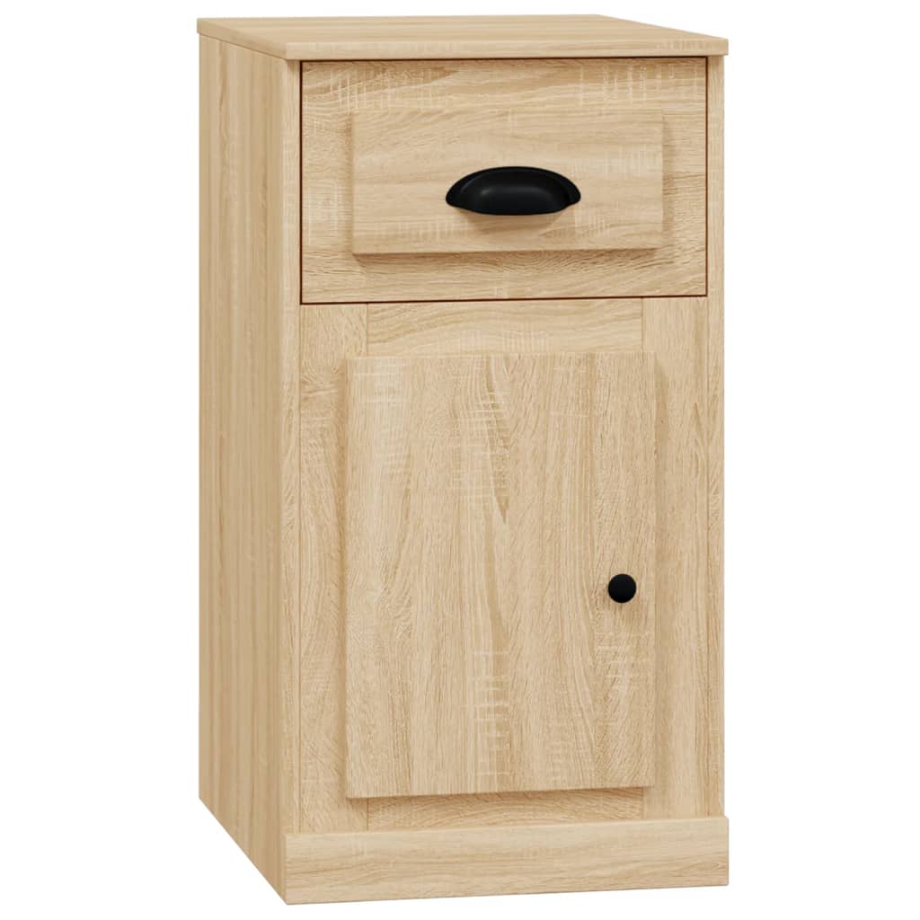 Bijzetkast Met Lade 40X50X75 Cm Bewerkt Hout Sonoma Eikenkleur