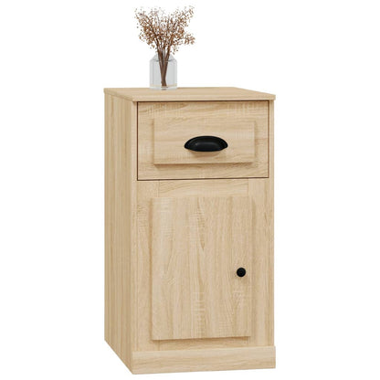 Bijzetkast Met Lade 40X50X75 Cm Bewerkt Hout Sonoma Eikenkleur