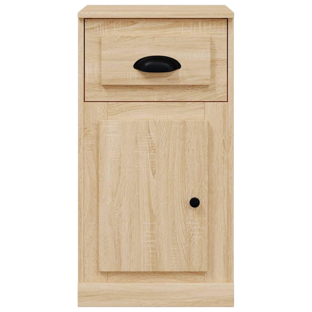 Bijzetkast Met Lade 40X50X75 Cm Bewerkt Hout Sonoma Eikenkleur